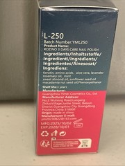 Rozino 3-Day Nail Care Kit Keratin Amino Acid Formula New And sealed 0.541 Oz