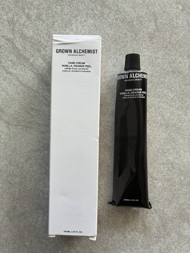 Grown Alchemist Hand Cream, Vanilla Orange Peel Hand Cream, 65 ml/2.19 oz, NIB
