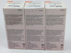3pk Lot Nail Tek MAINTENANCE PLUS I – For Strong Healthy Nails – NEW!