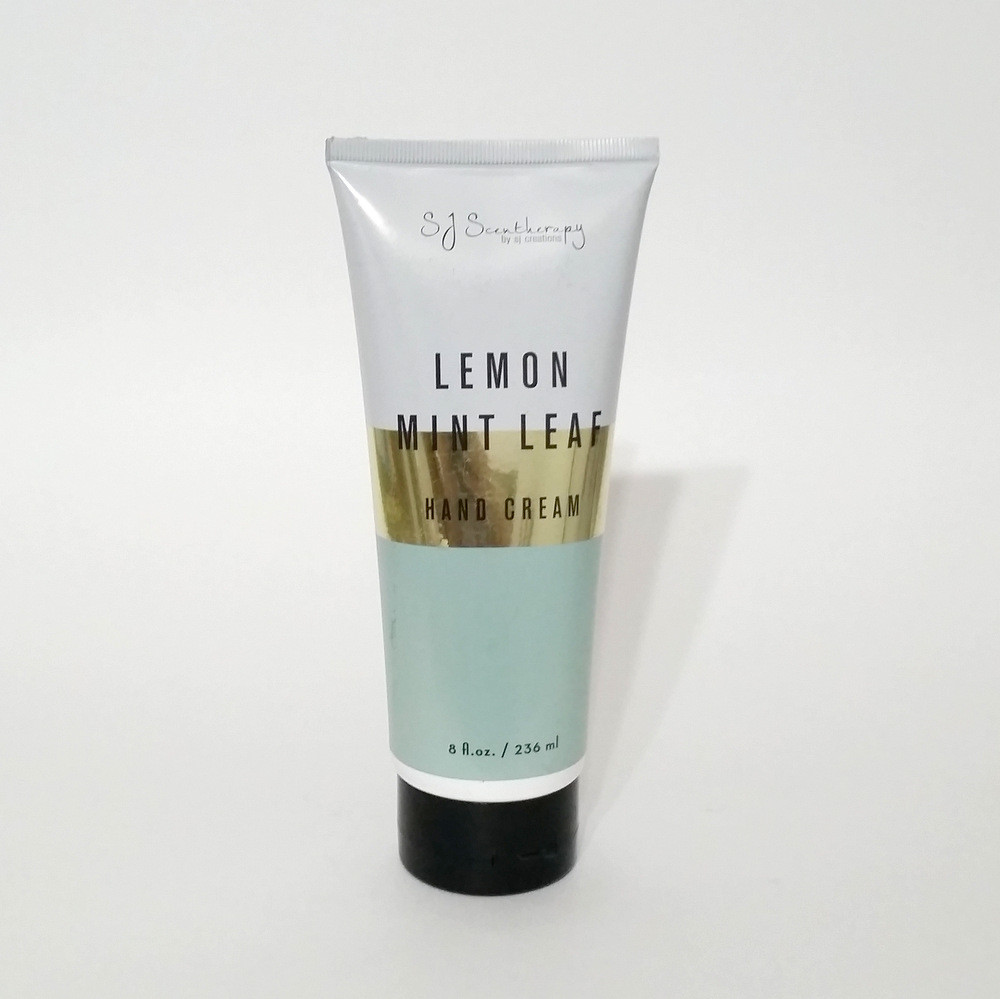 SJ Scentherapy Lemon & Mint Leaf Hand Cream 8 oz / 236 mL by SJ Creations