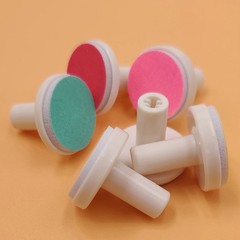10pcs Abrasive Paper Baby Nail File Pads Nail Grinding Heads Infant