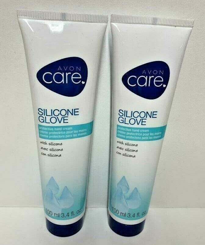 AVON Care Silicone Glove Hand Cream, 2, original formula, sealed, 3.4 oz.