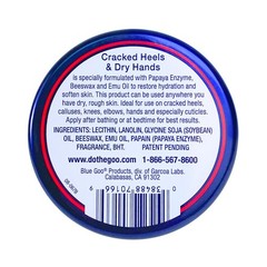 Blue Goo Cracked Heels & Dry Hands Skin Protectant, 2 Ounce (Pack of 1), blue
