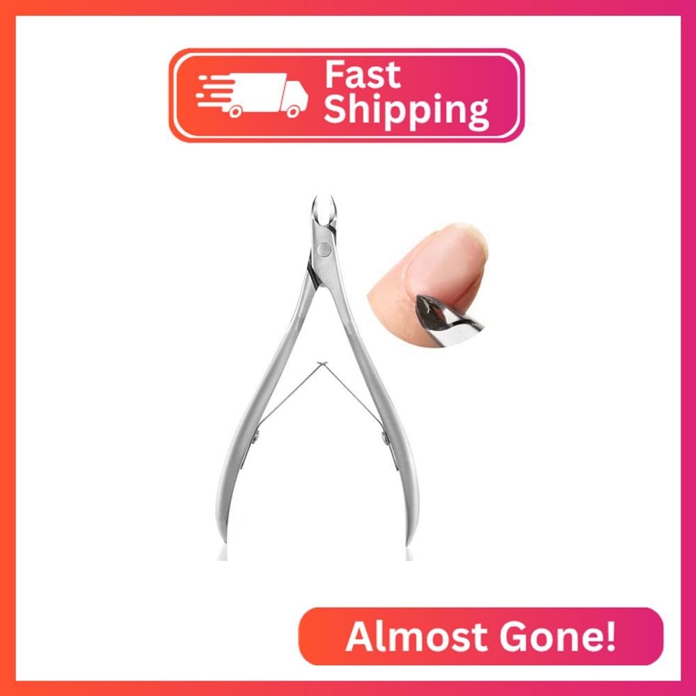 Beetles Pro 1-Pcs Cuticle Trimmer – Professional 4MM Blade Swan Neck Cuticle Nip