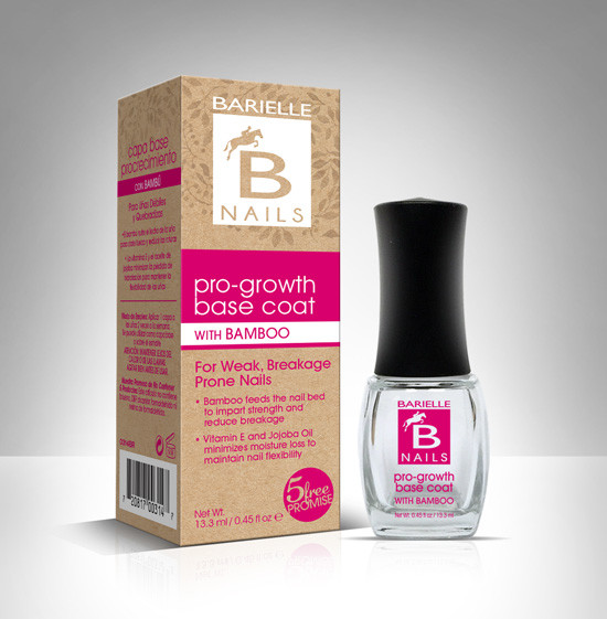 Barielle Pro-Growth Base Coat w/ Bamboo .45 oz. – Improves Nail Growth!