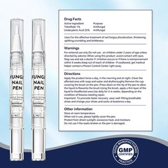Toenail Fungus Pen with 25% Undecylenic Acid 1 Fl Oz (Pack of 1), transparent