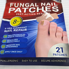 Fungal Nail Repair Patches, 8-Hour Overnight Patch Treatment, 21 Patches