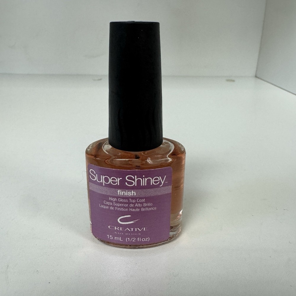 CND Creative Super Shiney – High-Gloss Top Coat – 0.5oz / 15ml