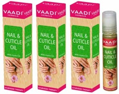 Vaadi Herbals Nail and Cuticle Oil with Jojoba Oil 10mlx3