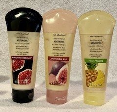 Bath & Body Works Lot Of 5 Antibacterial Lotion 2 oz Bottles Various Scents HTF