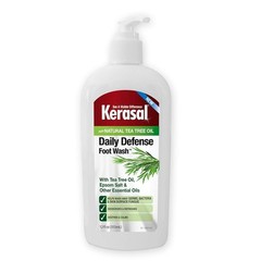 Kerasal Daily Defense Foot Wash Cleanser for Feet, 12 Fl Oz (Pack of 1)