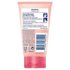 2 Pack Vaseline Healthy Hands Stronger Nails Cream 75 ml