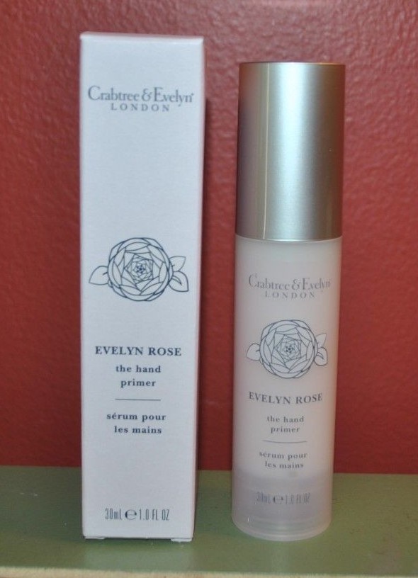 CRABTREE & EVELYN ~ EVELYN ROSE HAND PRIMER ~ 1.0 FL OZ ~ BOXED