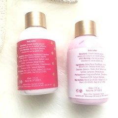 Lot of 2oz be bath escape Body Lotion Holiday Spiced Latte & Sugar Berry Vanilla
