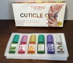 Twoing Soothing and Moisturizing Cuticle Oil 6 Pk Different Scents NIB On Sale!!