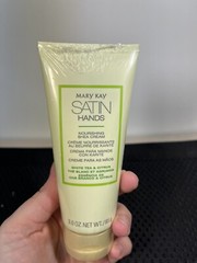 New Mary Kay Satin Hands White Tea & Citrus Nourishing Shea Cream Full Size 3 oz