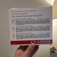 Clarins Hand and Nail Treatment Cream Set Jasmine Magnolia Neroli 3 x 30ml