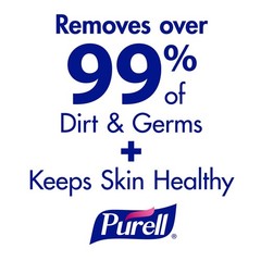 PURELL Advanced Hand Sanitizer Soothing Gel, Fresh 2 Fl Oz (Pack of 6), Clear