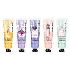 5pcs Perfume Hand Cream Set For Daily Skincare Fragrant Hand Cream Refreshing