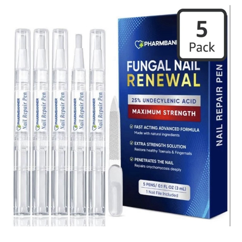 Extra Strength Nail Care Solution: Natural Formula Complete Nail Restoration Kit