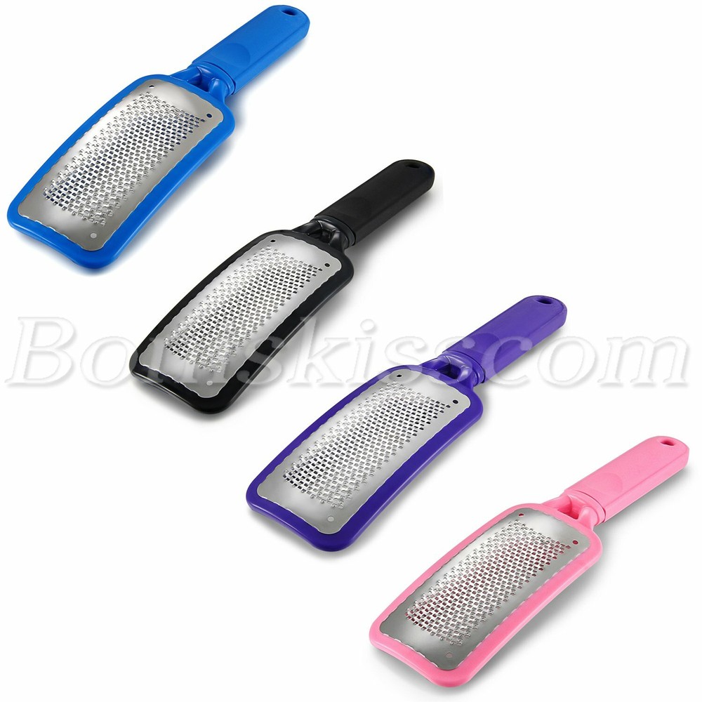 Pro Foot File Callus Pedicure Scraper Tool Rasp For Rough Heel Removable Handle