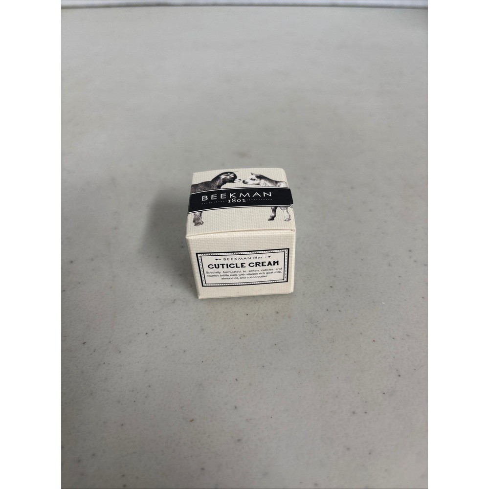 Beekman 1802 Pure Goat Milk Cuticle Cream Fragrance Free 0.3 oz Nail Treatment