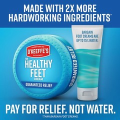O’Keeffe’s for Healthy Feet Foot Cream – 6.4 oz Ounce (Pack of 1), Blue