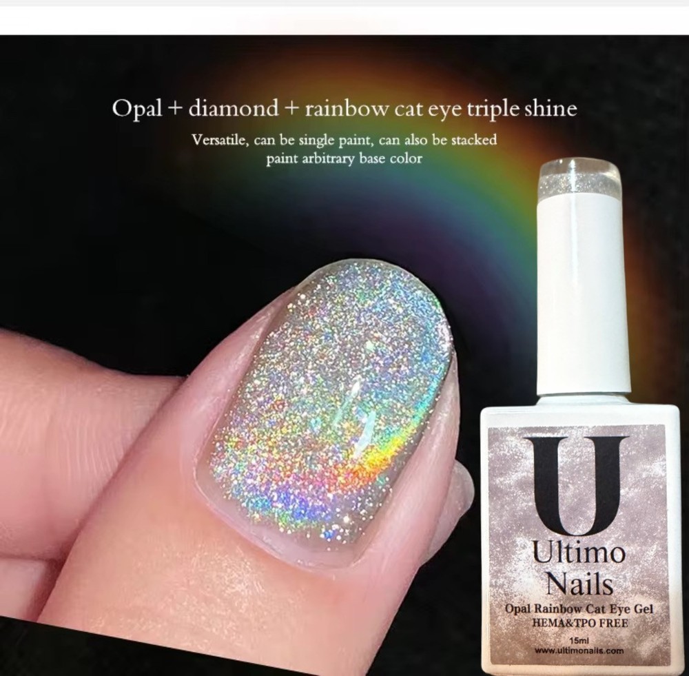 cat eye Gel Uv/ led ÚLTIMO 15ml opal rainbow