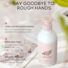 Women 1Pcs Refreshing Hand Cream Hand Creams Rose Fragrance Brighten Skin Tone