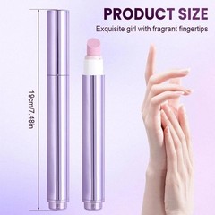 1-3X Nail Care Fingernail Strengthener Chip-resistant Cuticle Remover Pen