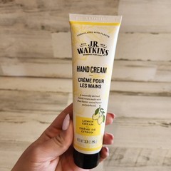 JR Watkins Hand Cream Lemon Cream Shea Cocoa Butter Jojoba Natural 3.3 oz