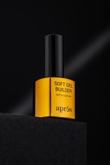 Aprés Soft Gel Builder in a Bottle, 0.5 Fl Oz (Pack of 1), Clear