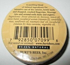 2 Sealed BURT’S BEES Lemon Butter CUTICLE CREME .60 oz with Nourishing Vitamin E