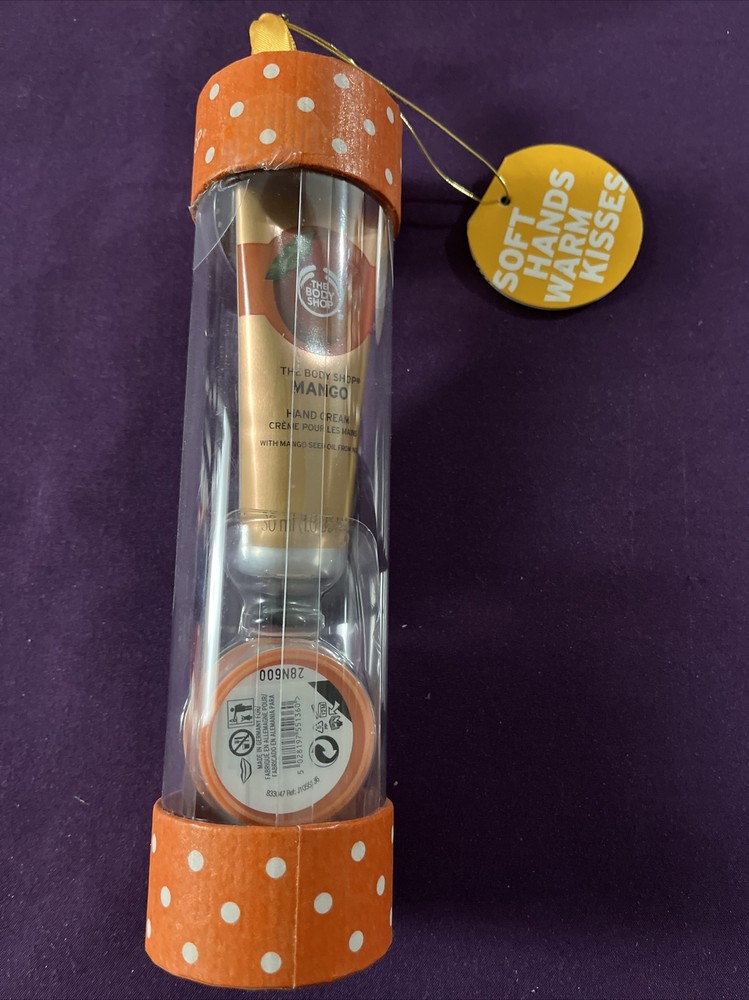 THE BODY SHOP -TRIO GIFT SET MORINGA – SHEA – MANGO – HAND CREAM 1 oz NEW