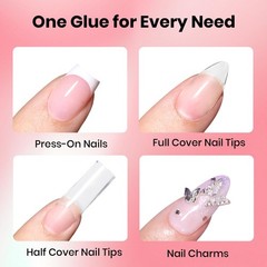 Beetles Press On Nail Glue Quick-Drying 10ml Super Strong Z-10ml
