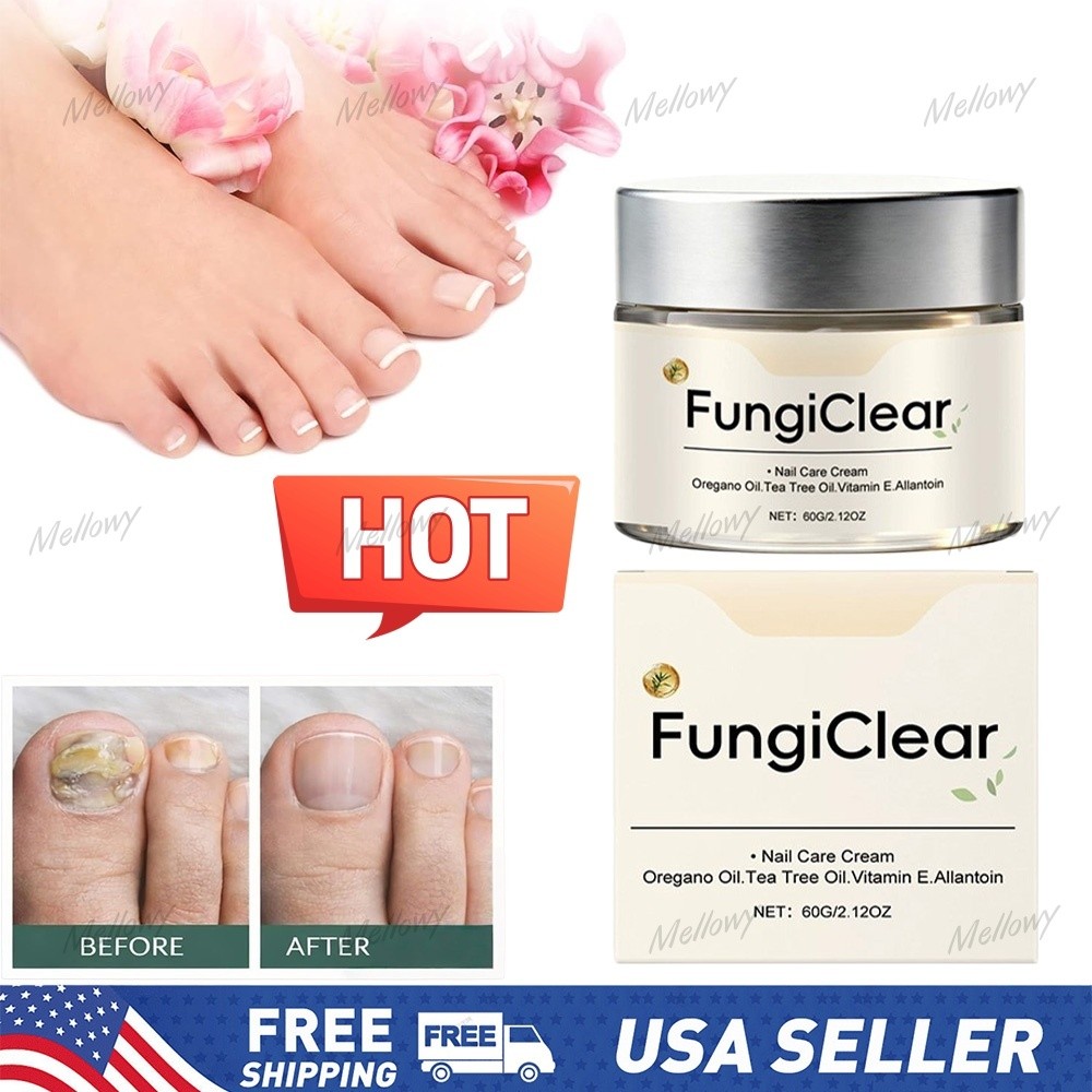 FungiClear Phrena Nail Care Cream With Tea Tree Oil, Oregano Oil, Vitamin E ~US