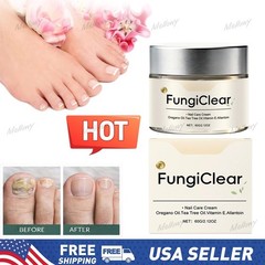 FungiClear Phrena Nail Care Cream With Tea Tree Oil, Oregano Oil, Vitamin E ~US