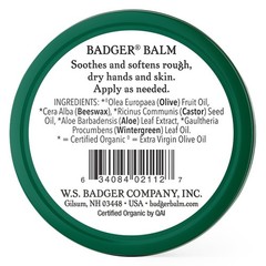 Organic Healing Hand Balm for Dry, Cracked Hands – Moisturizes & Soothes 0.75 oz
