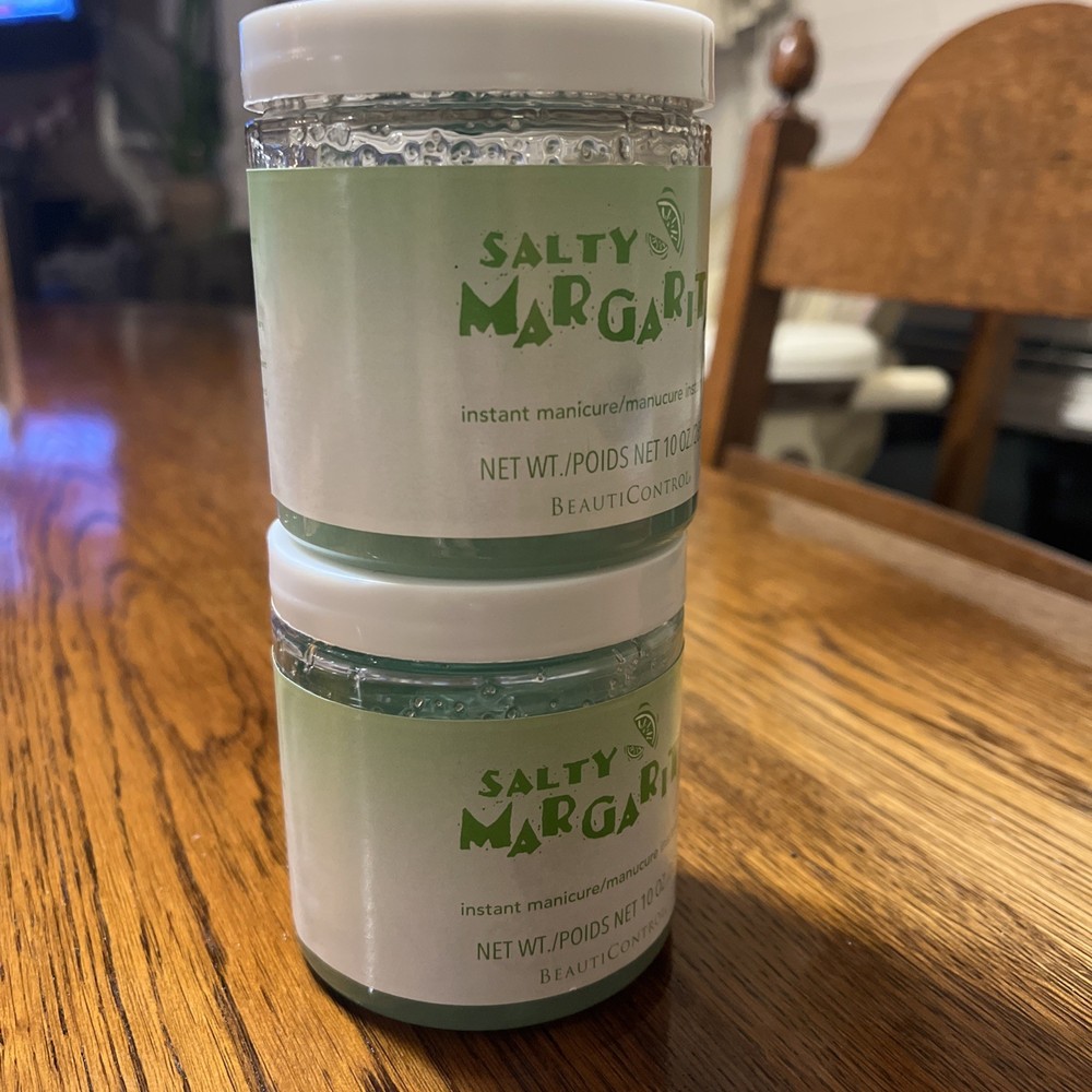 2 BeautiControl Instant Manicure, Salty Margarita 10 Oz New. Sealed