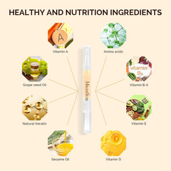 6Pcs Cuticle Oil Pen Set,Nail Moisturizing Cuticle Oil Enriched with Vitamin …