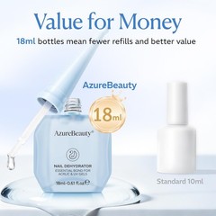 AZUREBEAUTY 18ml Nail 0.6 Fl Oz (Pack of 2), Dehydrator & Primer