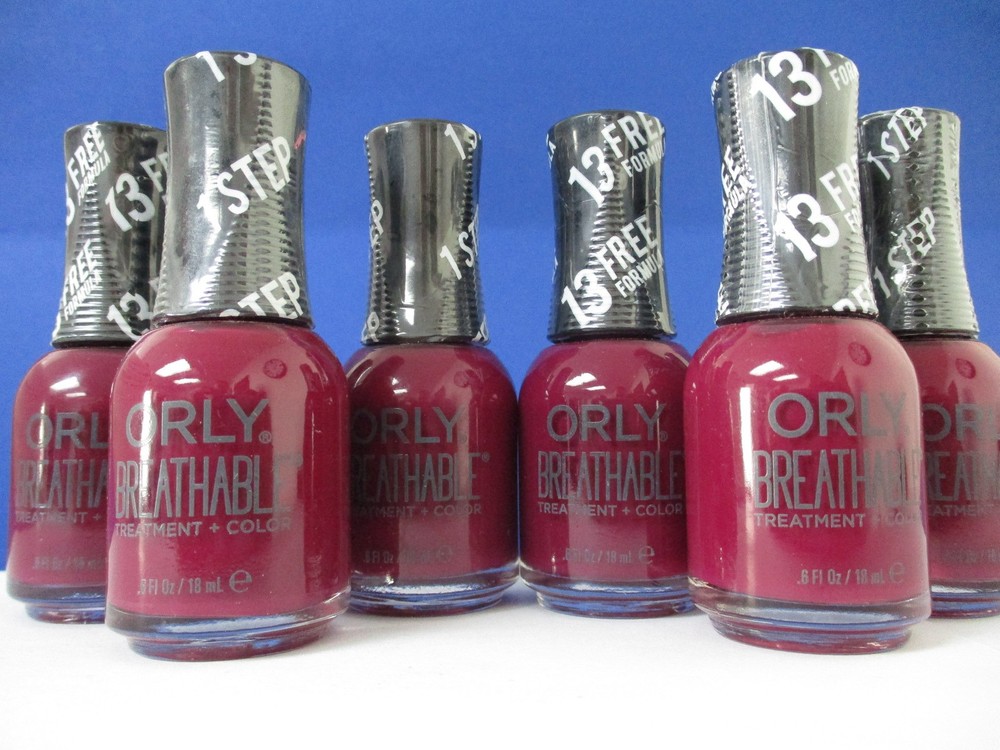 (6) ORLY Breathable Nail Polish + Treatment 0.6 oz THE ANTIDOTE
