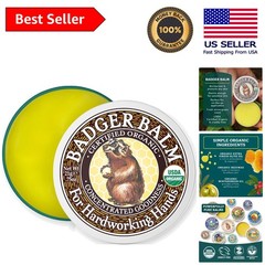 Hard Working Hands Cream – Organic Moisturizer with Soothing Wintergreen Scent
