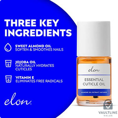 Elon Almond Cuticle Oil 0.5 oz Moisturizing Nail Treatment