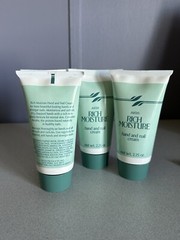 NOS Vintage 1989 Avon Rich Moisture Hand & Nail Cream / Set of 4 / 2.25 oz