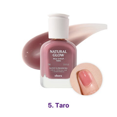 Ohora Natural Glow Milk Syrup Nail Strengthener 15ml Vegan Nail Care 6 Colors