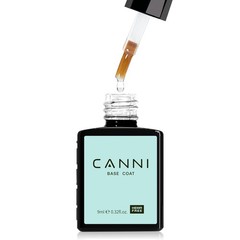 CANNI Gel Base Coat – 9ML Soak-Off UV/LED 0.32 Fl Oz (Pack of 1), Clear-Base