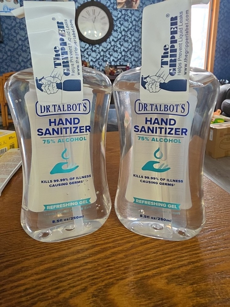 Dr. Talbot’s Refreshing Gel Hand Sanitizer With Easy 8.5 Fl Oz (Pack of 2)