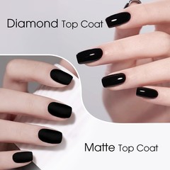 VENALISA 3 Pcs No 0.35 Fl Oz (Pack of 3), Matte Top & Shiny & Base Coat