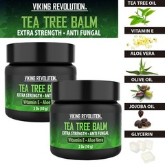 Viking Revolution Tea Tree Oil Cream – Super Balm 2 Ounce (Pack of 2)